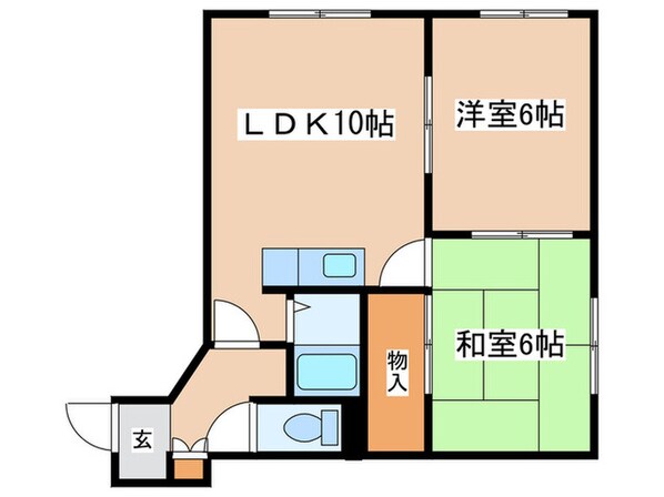 パレスマンション山鼻の物件間取画像